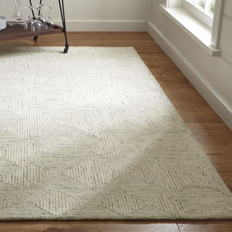 Presley Neutral Heathered Rug 8 X10 Crate And Barrel Havenly