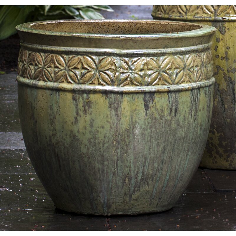 Campania International Kousa 3 Piece Terracotta Pot Planter Set