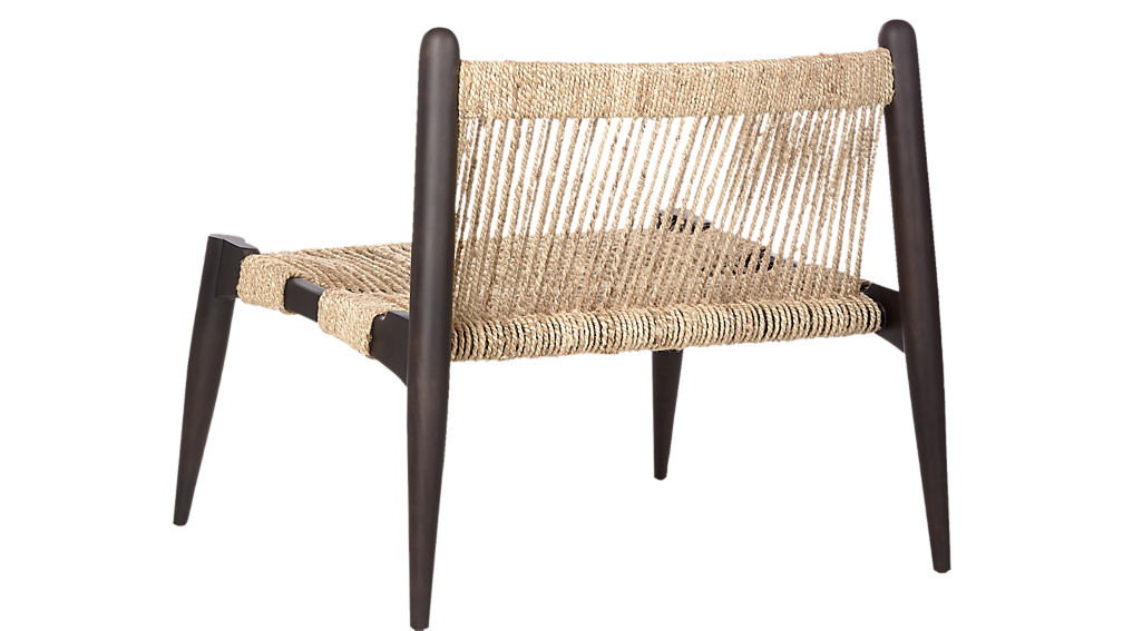 cb2 wrap jute chair