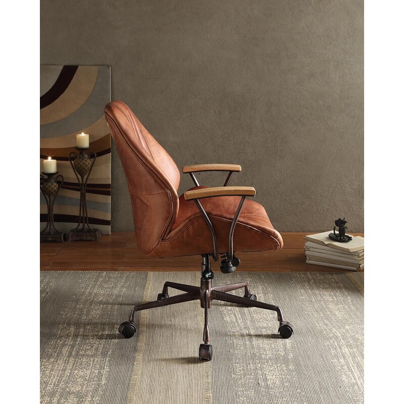 aneira genuine leather task chair