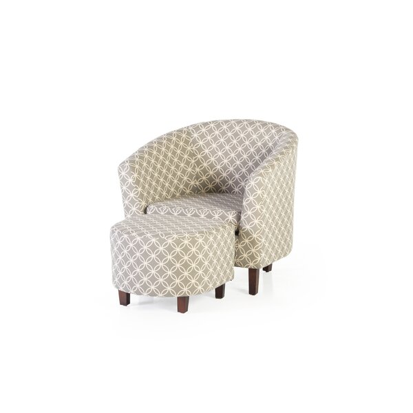 elfand armchair and ottoman