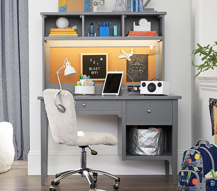 pottery barn storage desk