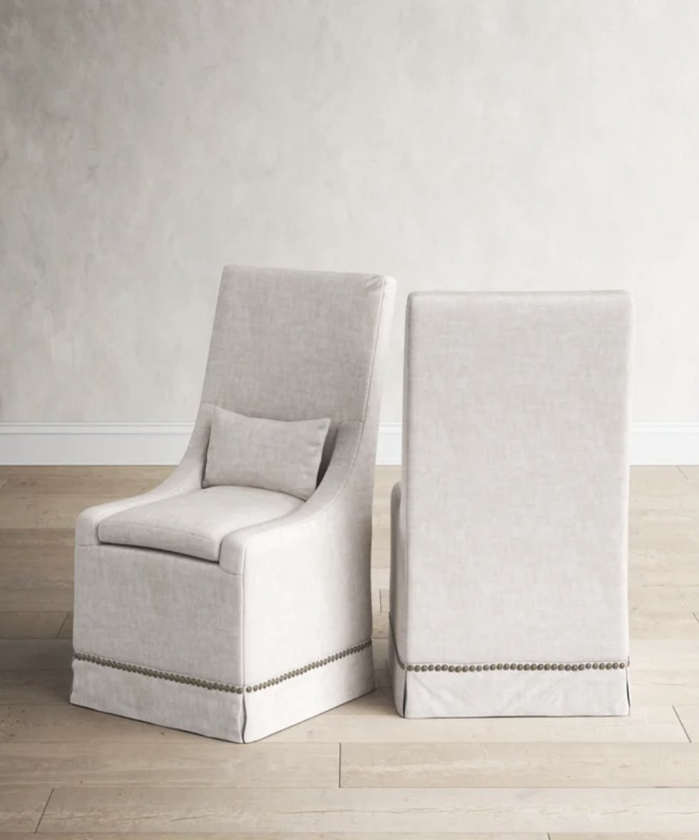 Colleen Upholstered Dining Chairs (Set of 2) Wayfair Havenly