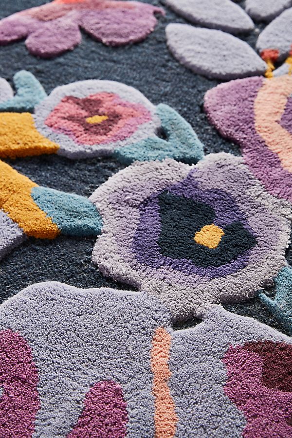 Tufted Jardin Rug - Anthropologie | Havenly