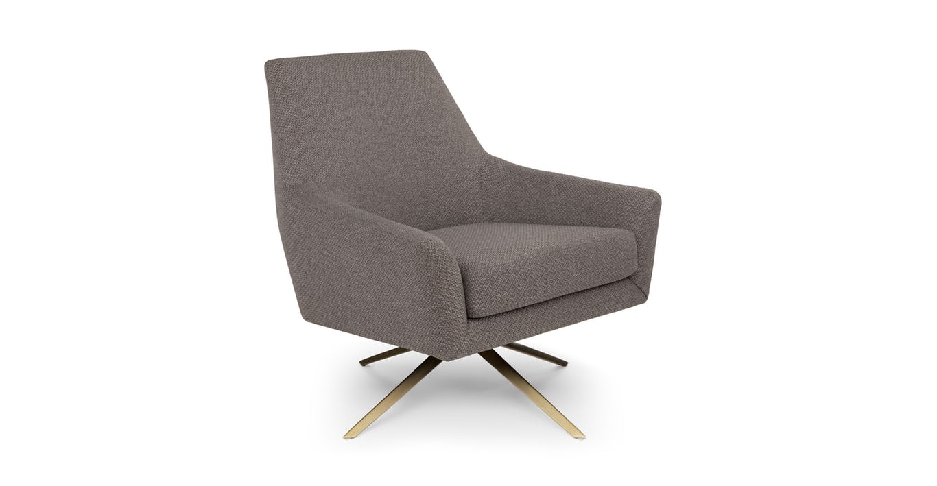 Spin Swivel Chair - Desert Gray - Article | Havenly
