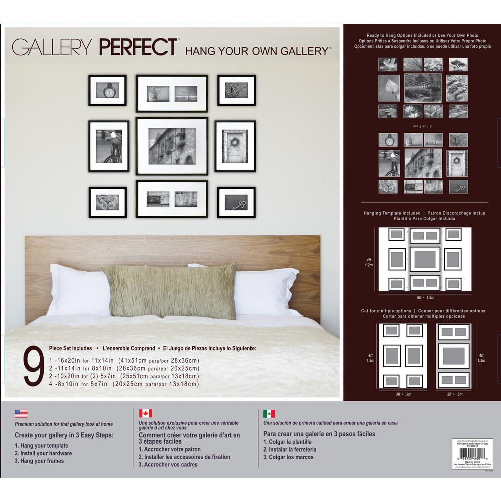 9Opening 8 in. x 10 in. Matted Picture Frame, Black Home Depot Havenly