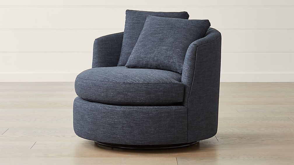 Crate & barrel swivel chair hot sale