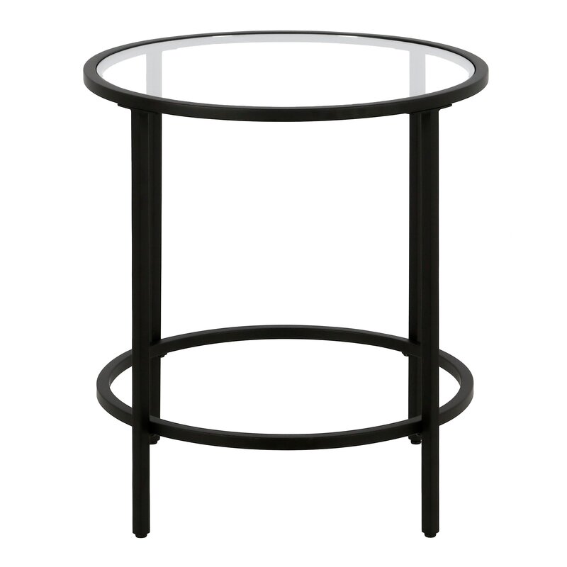 Ceinna 22'' Tall Glass End Table Wayfair Havenly