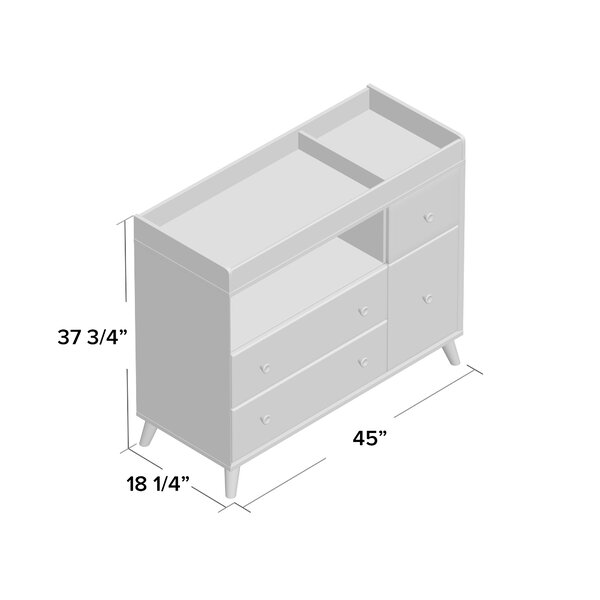 Abbeville changing best sale table dresser