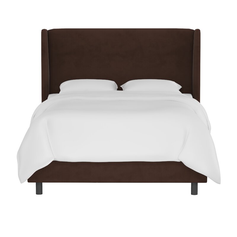 Goodrich Velvet Upholstered Standard Bed Wayfair Havenly