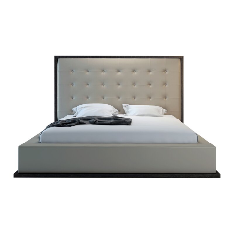 Denton Upholstered Platform Bed AllModern Havenly