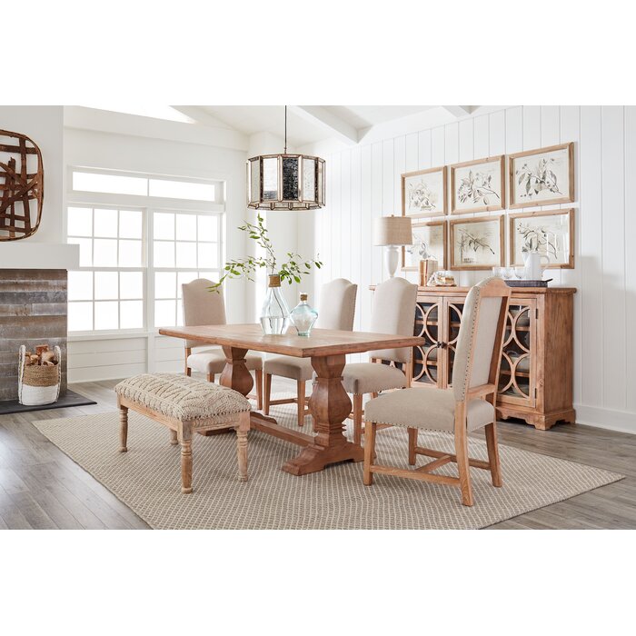 katharine mango solid wood dining table