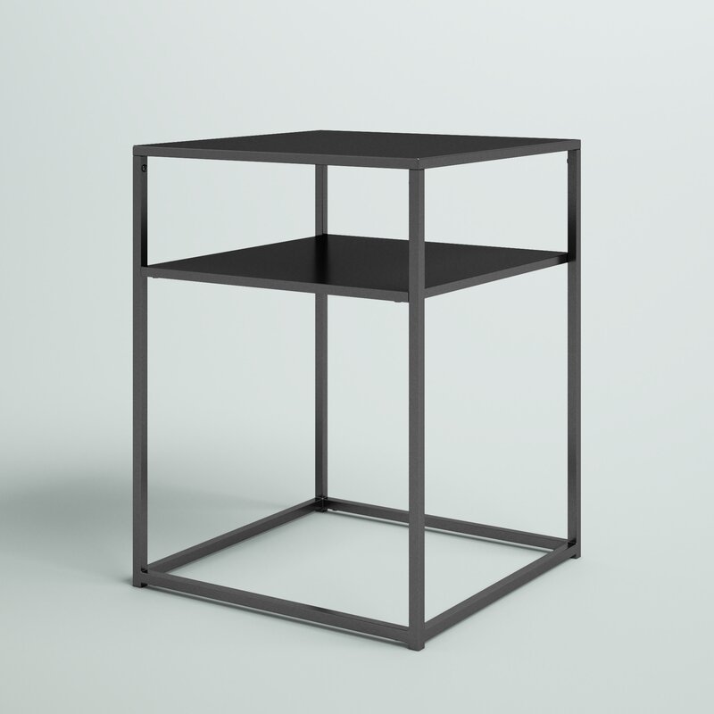 Kalama Frame End Table with Storage - Wayfair | Havenly