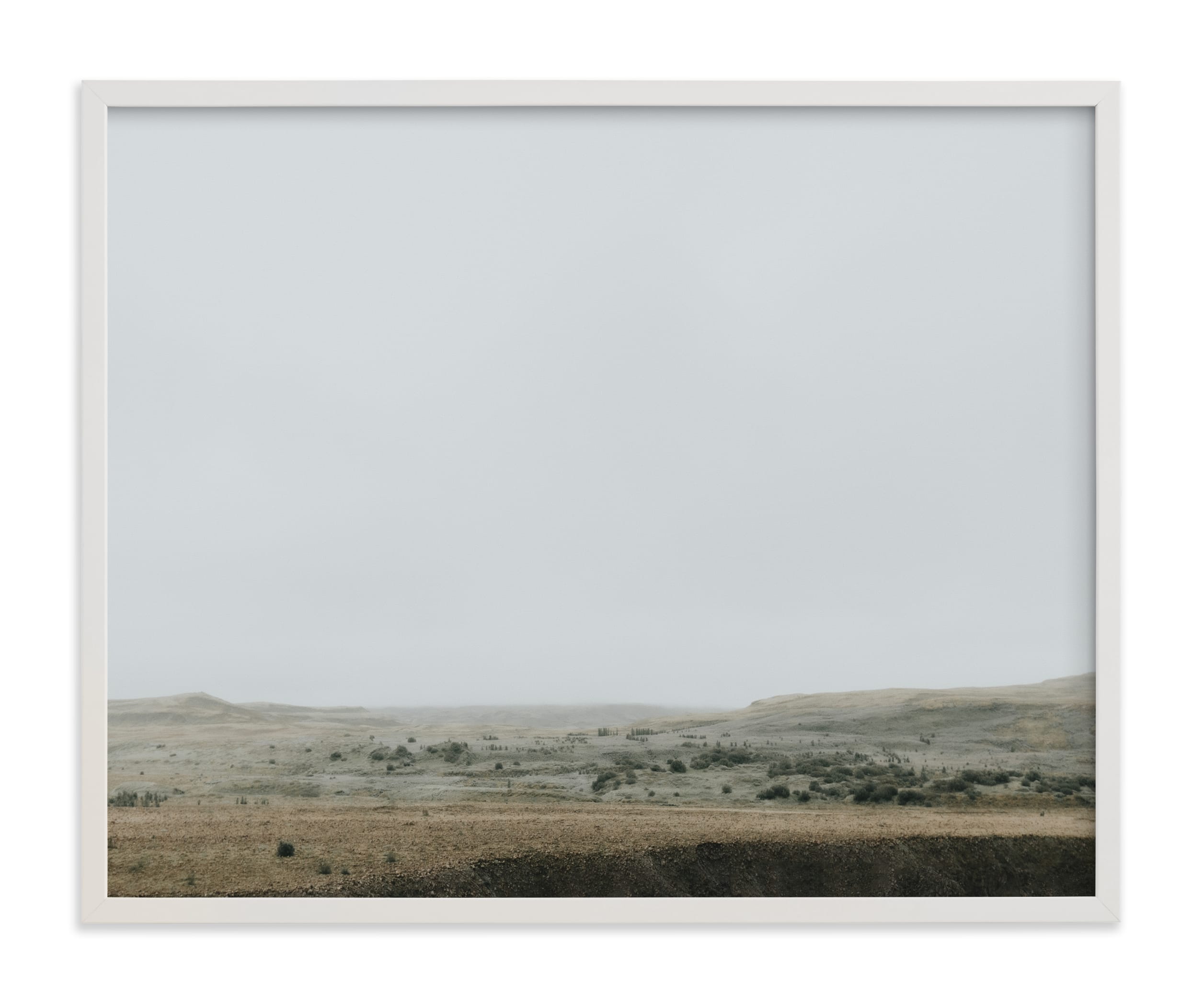 Landscape Under Fog Limited Edition Fine Art Print Minted Havenly