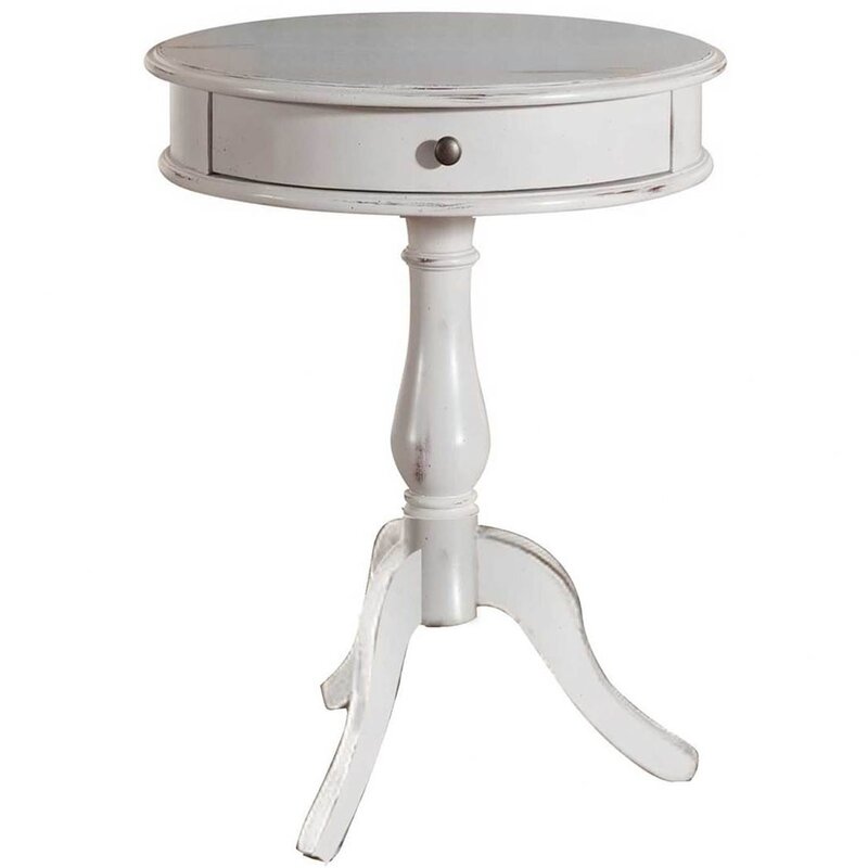 dollison pedestal end table