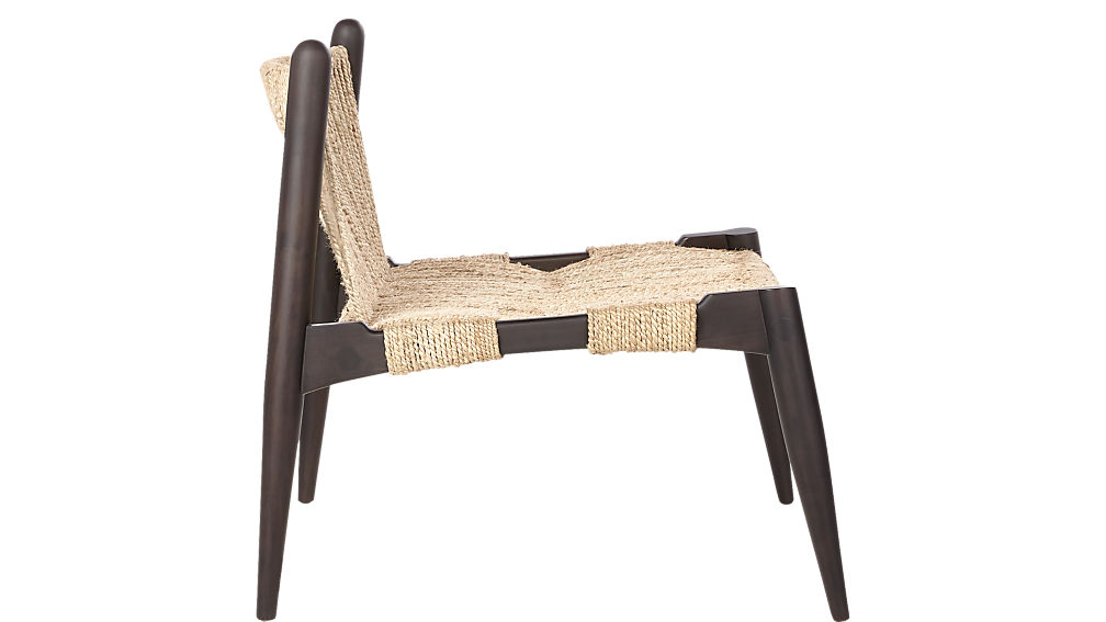 cb2 wrap jute chair