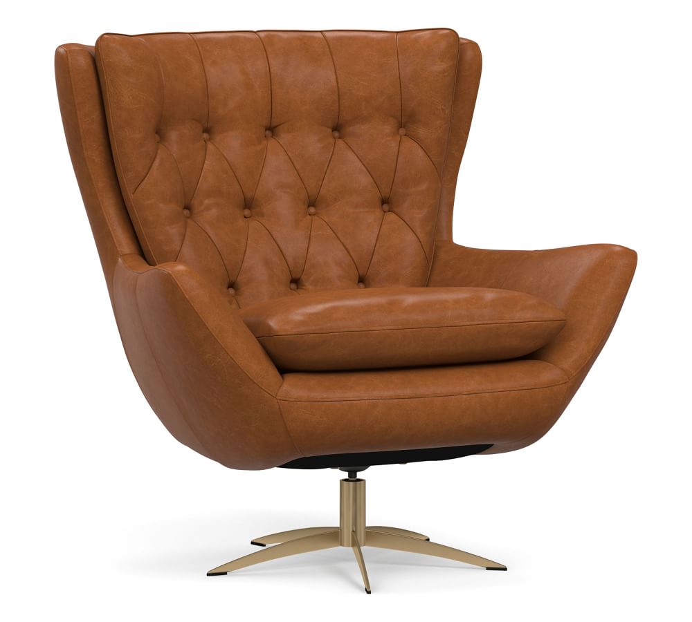 wells leather chair