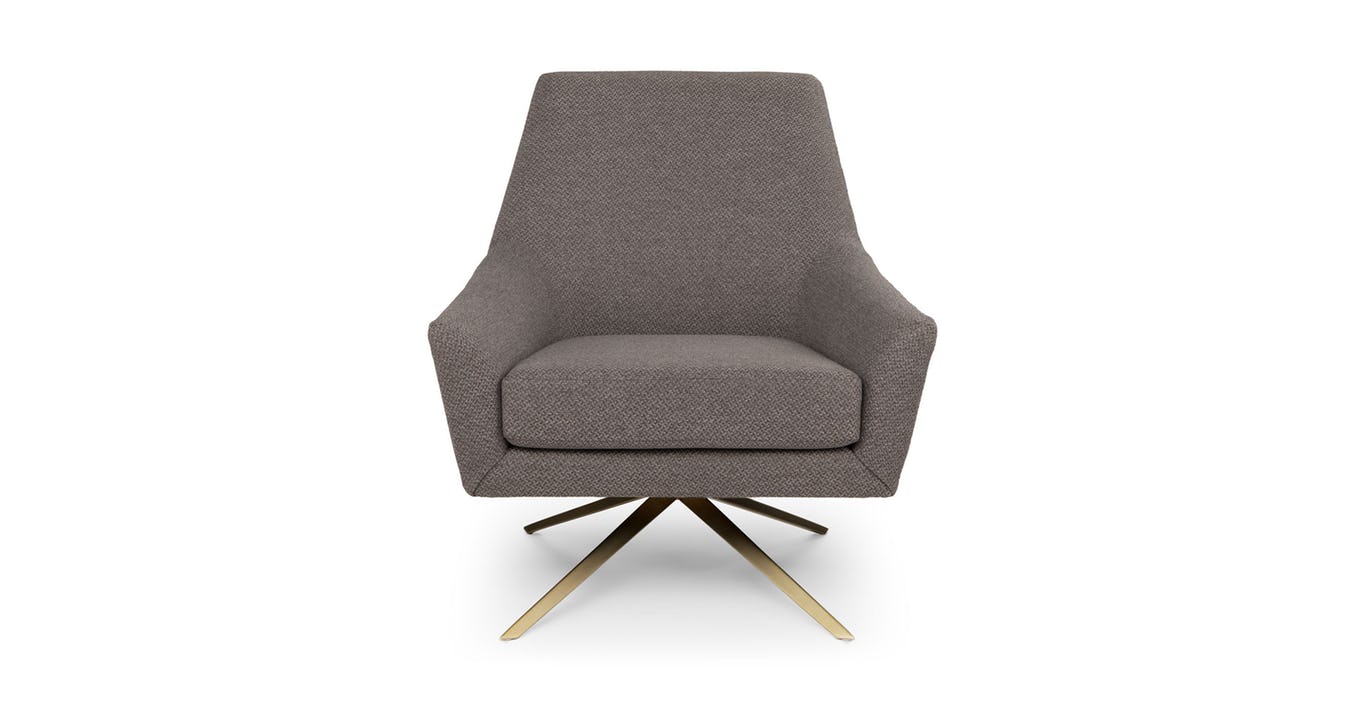 Spin Swivel Chair, Desert Gray - Article | Havenly