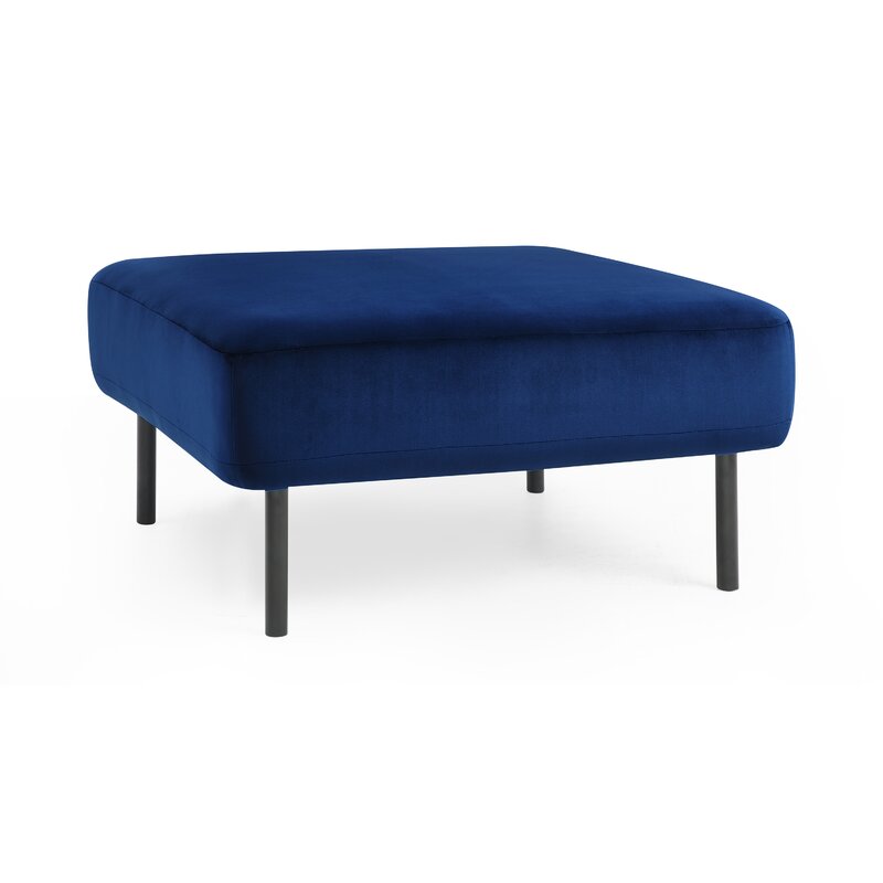 Dark Blue Ottoman - Wayfair | Havenly