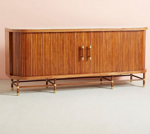 Deluxe Tamboured Buffet By Tracey Boyd in Brown - Anthropologie | Havenly