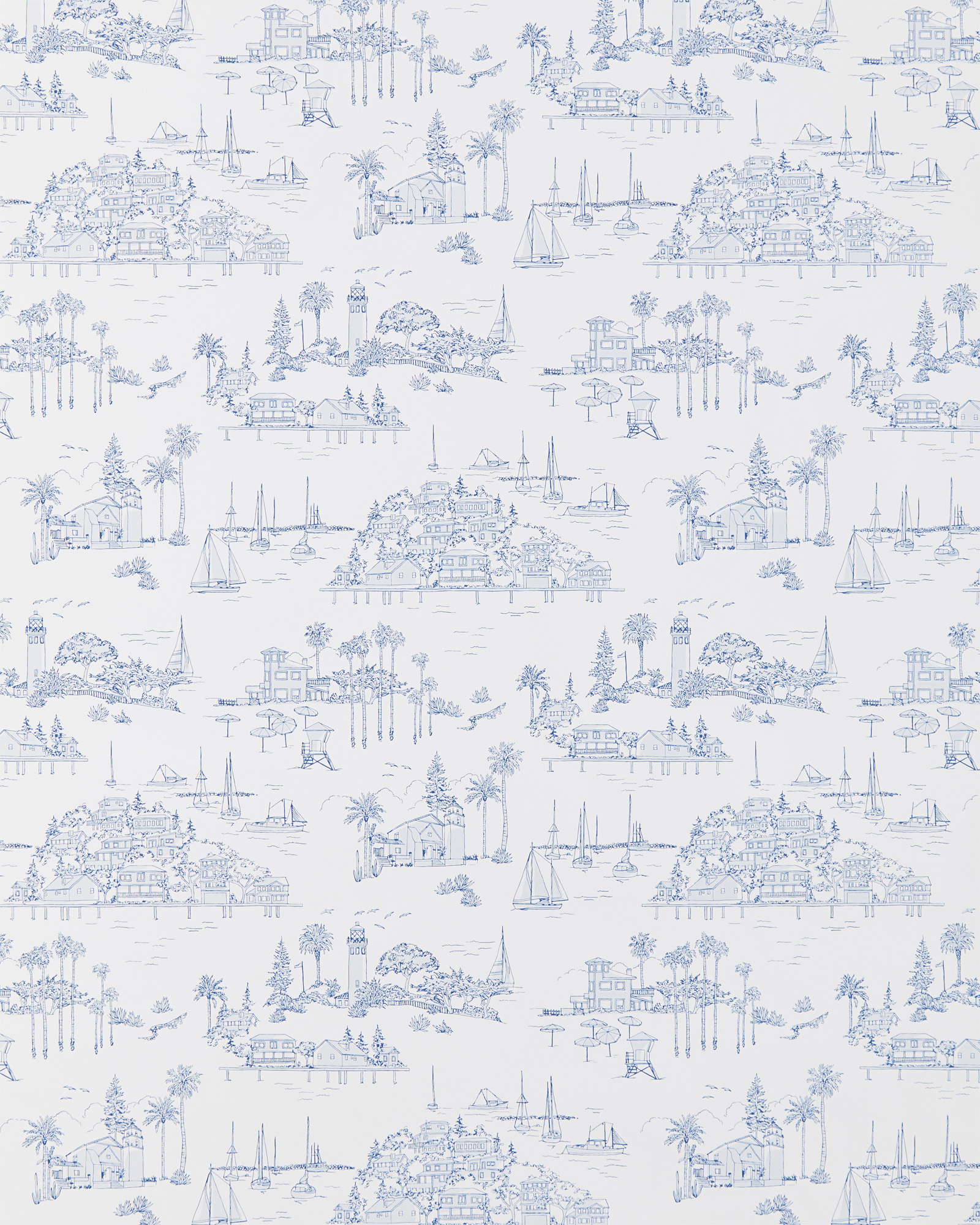 Seahaven Toile Wallpaper Serena and Lily Havenly