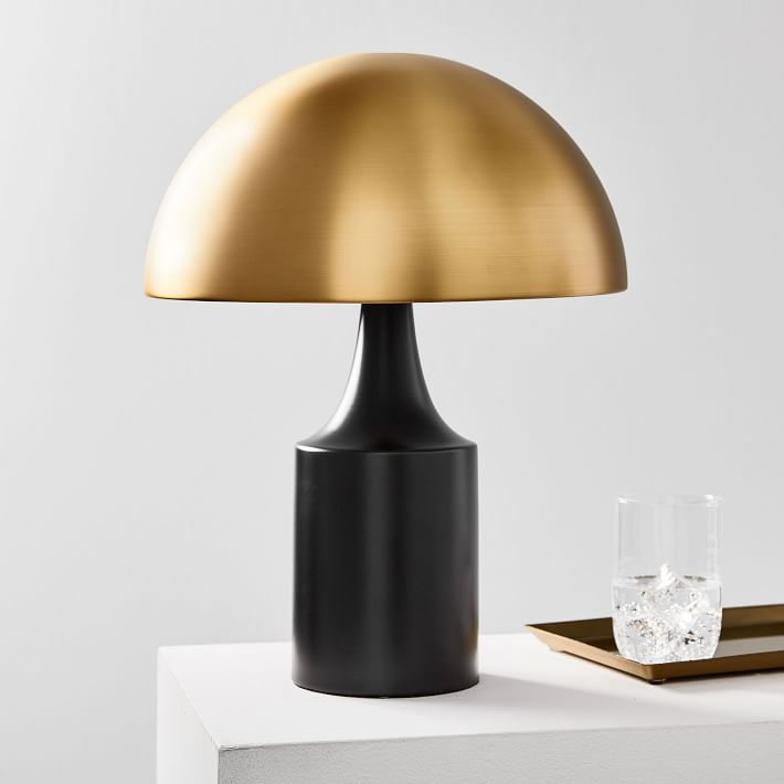 Hudson Table Lamp, Dark Bronze - West Elm | Havenly