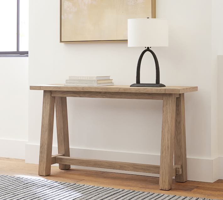Toscana Console Table, Seadrift Pottery Barn Havenly