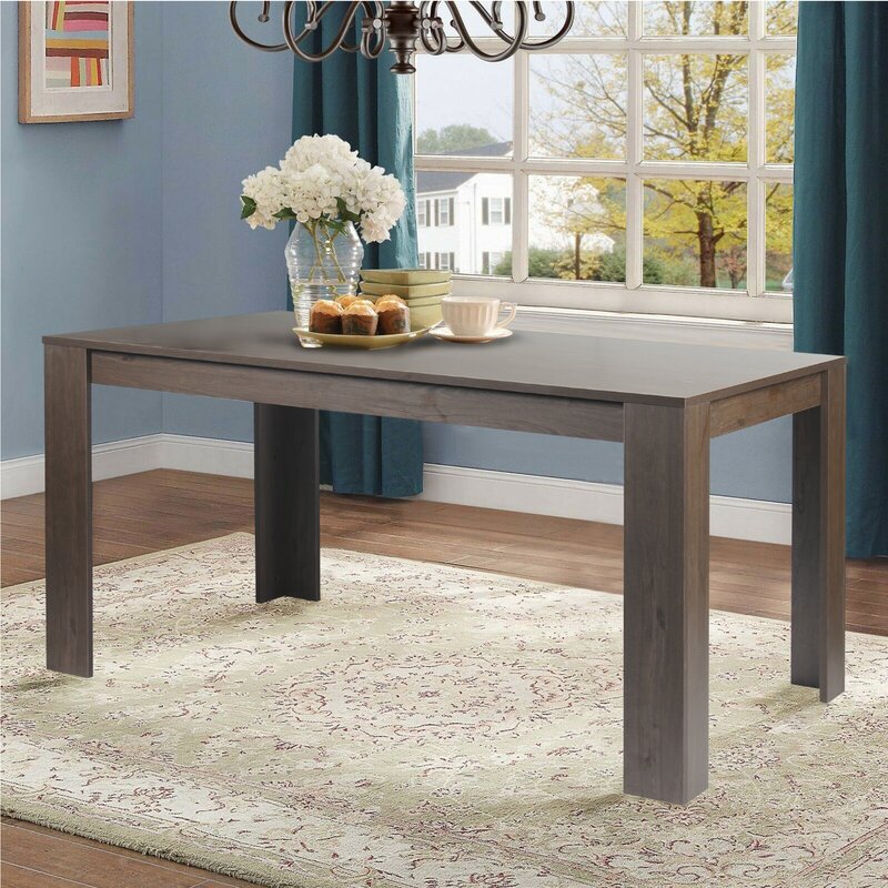 Romulus Solid Oak Dining Table - Wayfair | Havenly