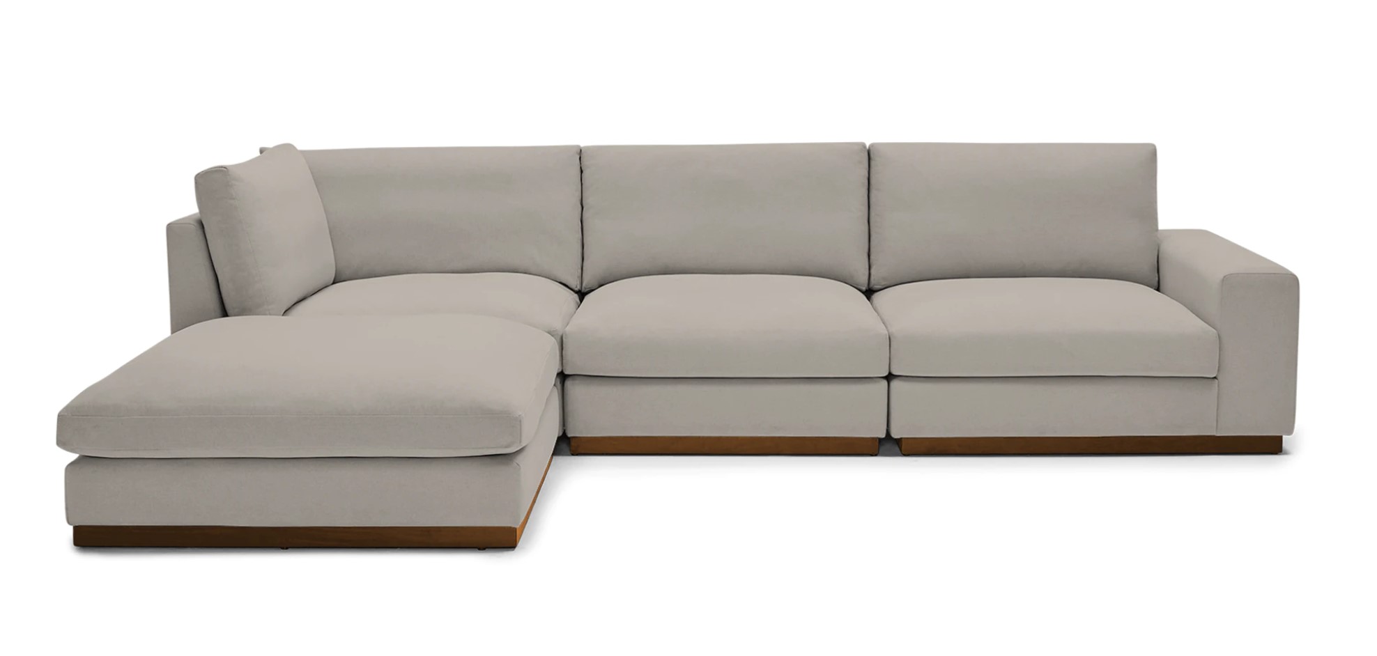Holt Modular Sectional Prime Stone Left Joybird Havenly
