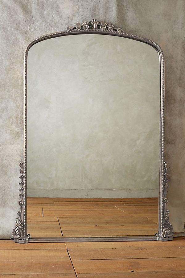 Gleaming Primrose Mirror 7' Silver Anthropologie Havenly