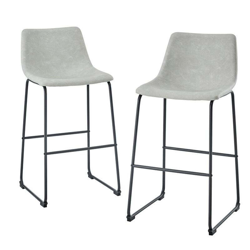 Mary Kate Counter Bar Stool Set of 2 Wayfair Havenly