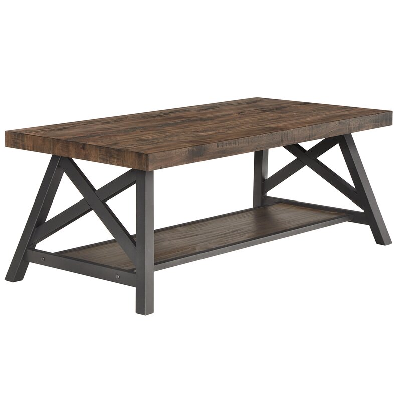 isakson trestle coffee table laurel foundry modern farmhouse