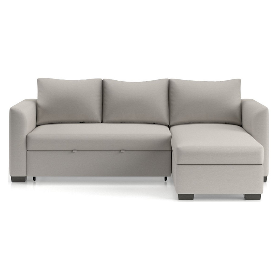 Bedford 2Piece Sleeper Sectional Sofa Crate and Barrel Havenly