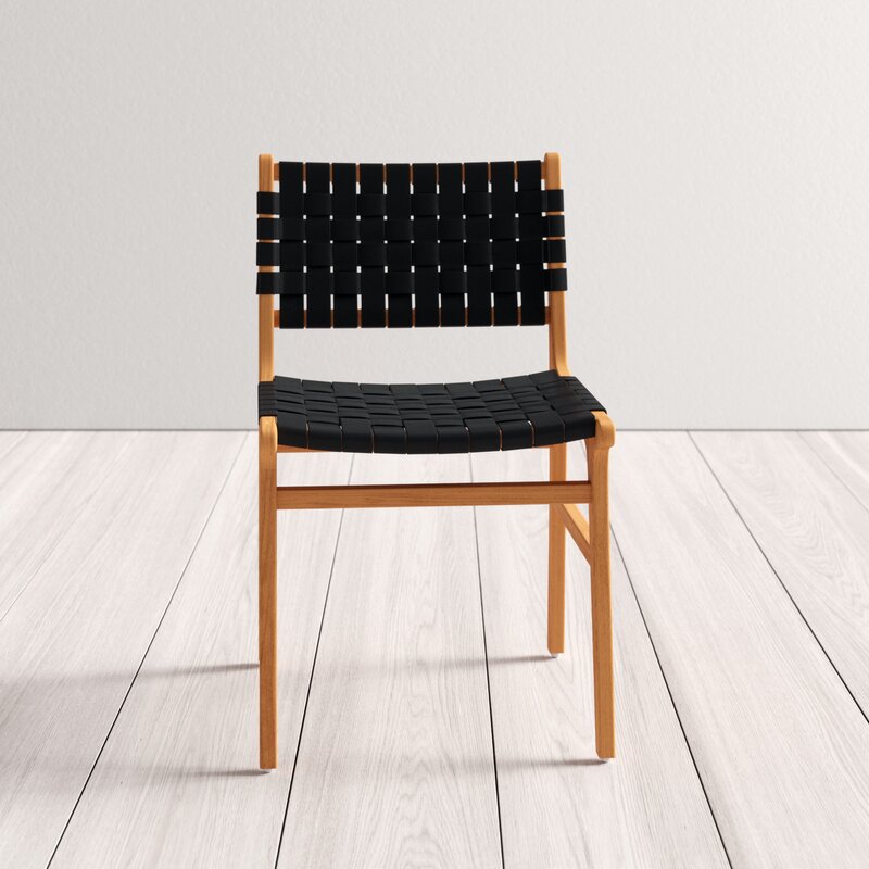 Bridget Solid Wood Upholstered Dining Chair AllModern Havenly