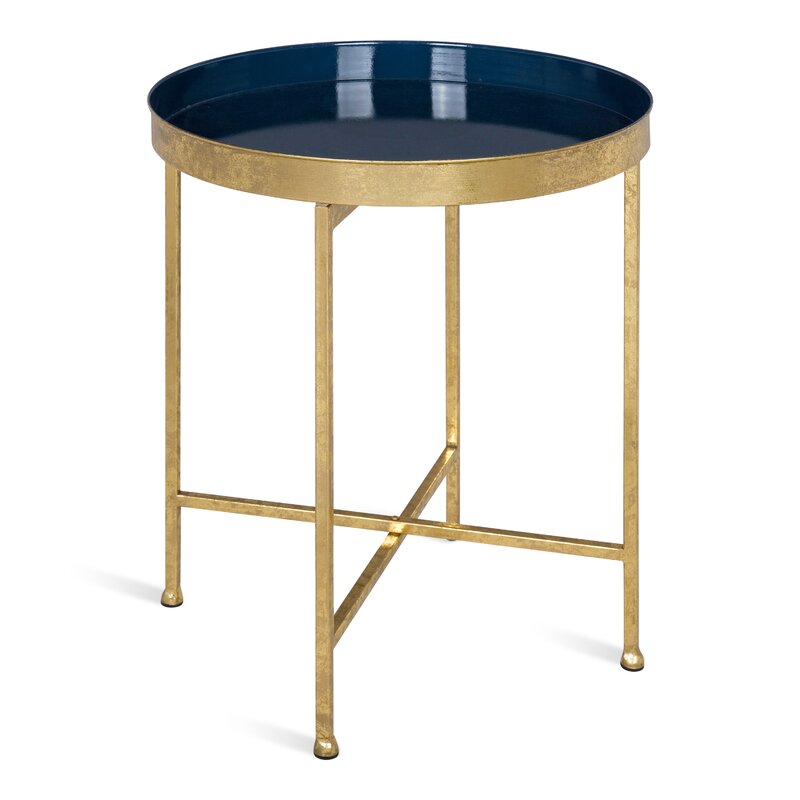 Marshfield Tray Top Cross Legs End Table Wayfair
