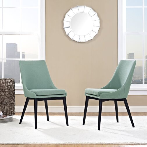 carlton wood leg upholstered dining chair