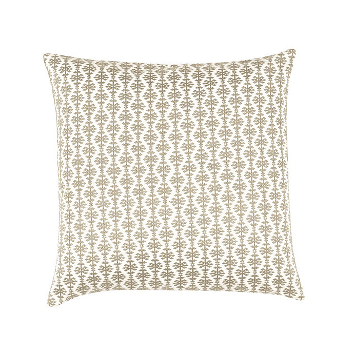 Ballard Designs Aria Embroidered Pillow Cover Natural - Ballard Designs ...