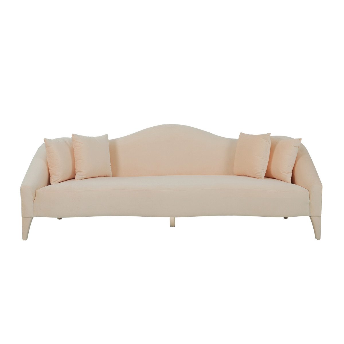 Naya Peche Velvet Sofa Maren Home Havenly