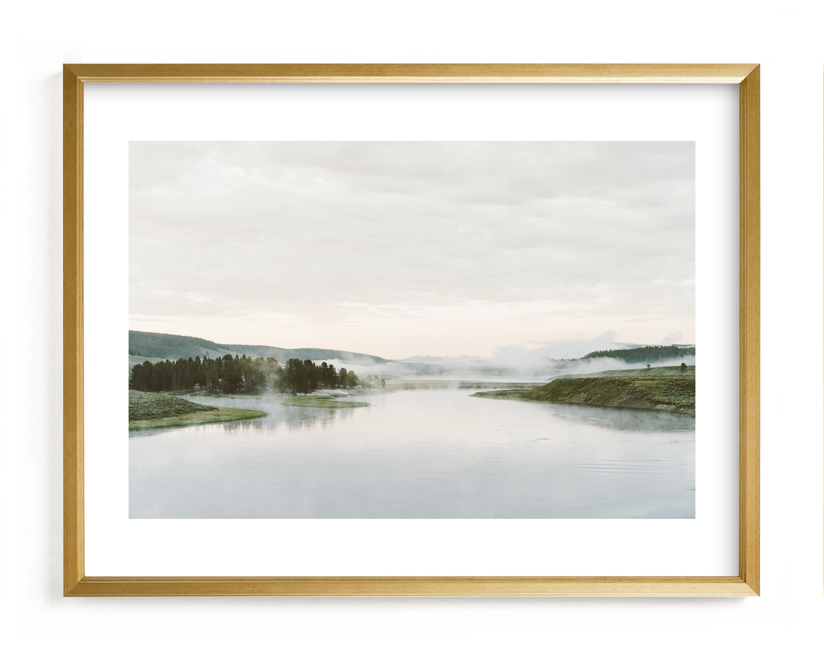 Misty Lake Art Print - Minted | Havenly