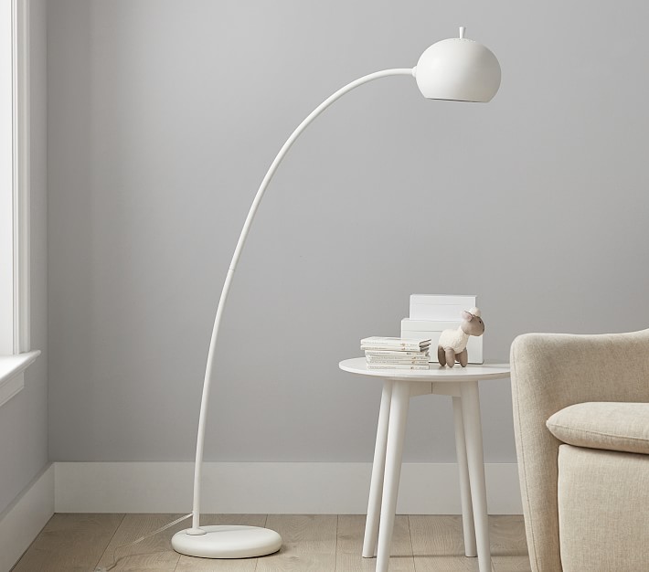 west elm petite arc metal floor lamp