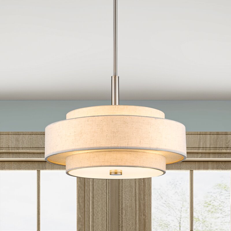 paquette shaded drum chandelier