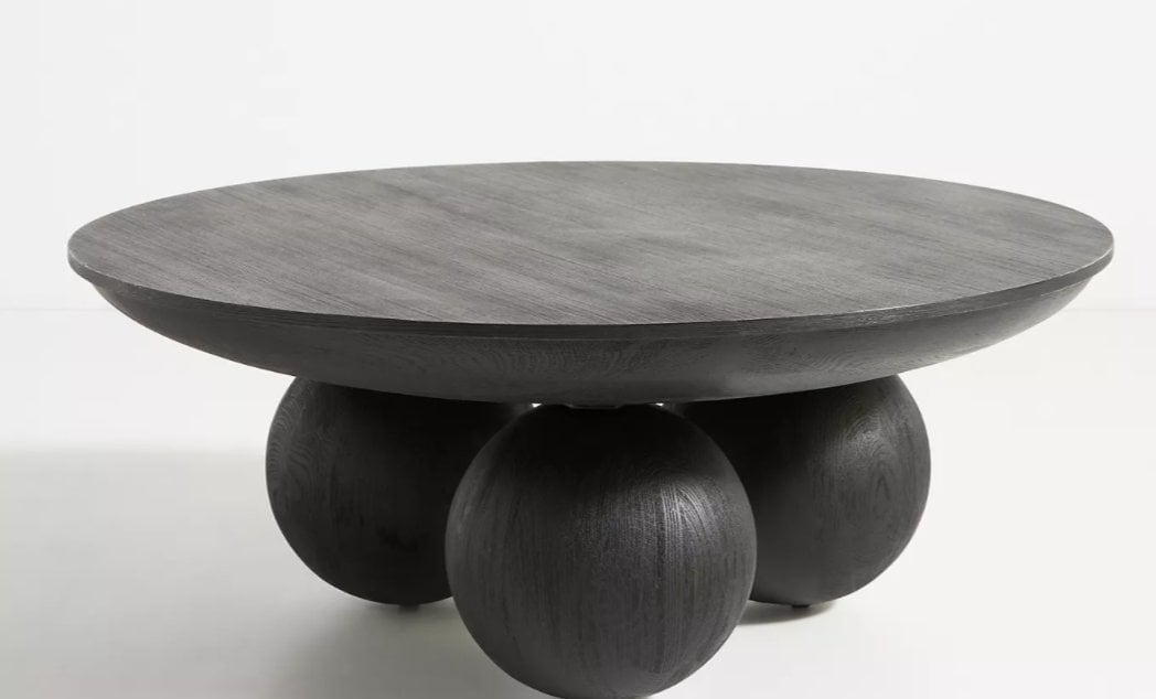 Sonali Round Coffee Table By Anthropologie in Black - Anthropologie