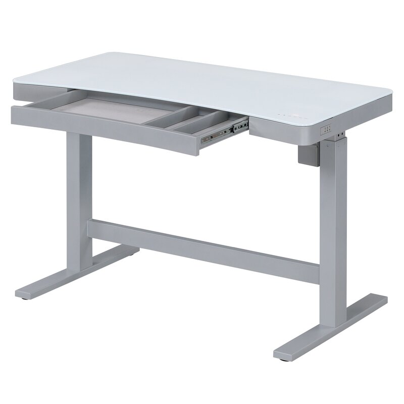 Babin Height Adjustable Standing Desk Wayfair Havenly