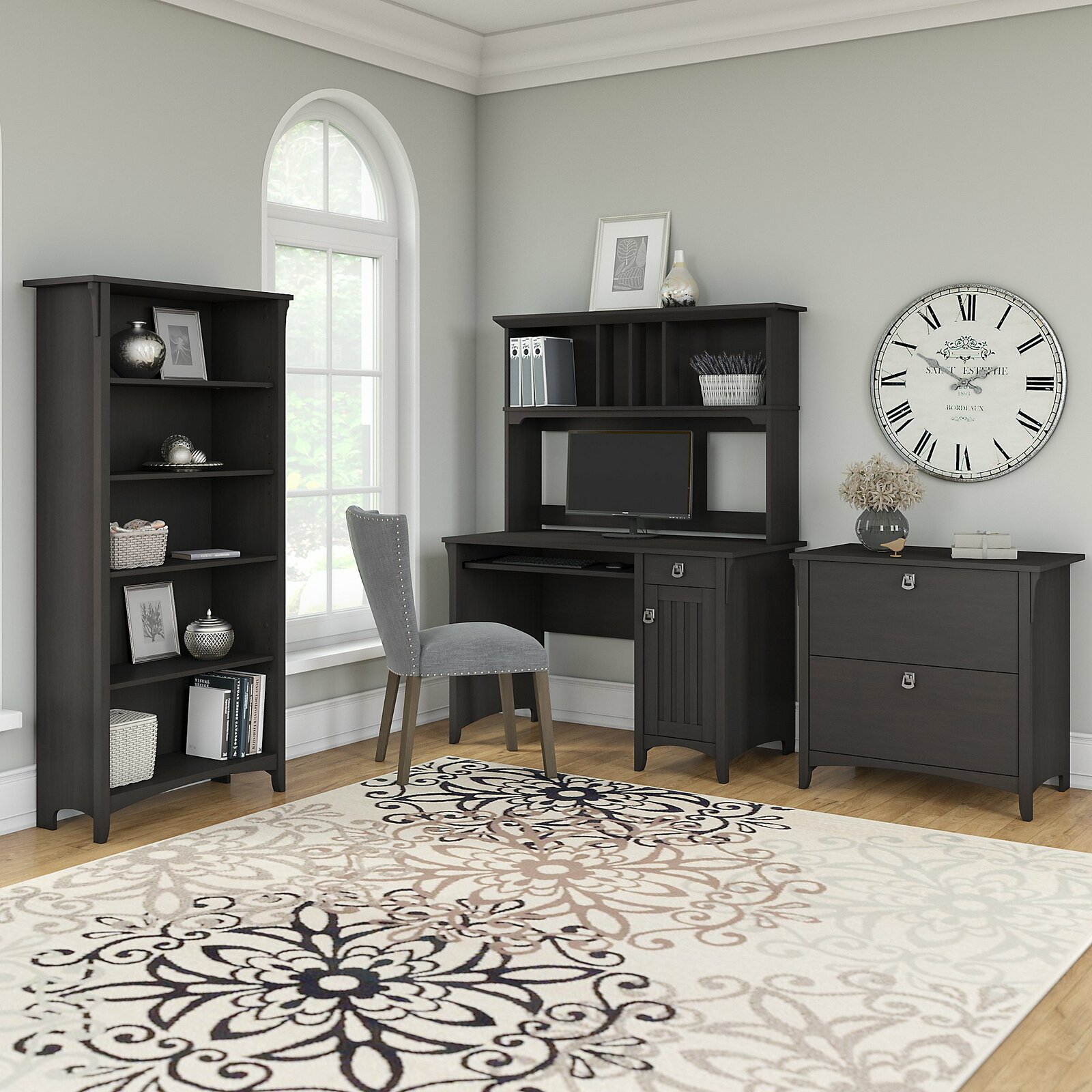 Salina Desk with Hutch Wayfair Havenly