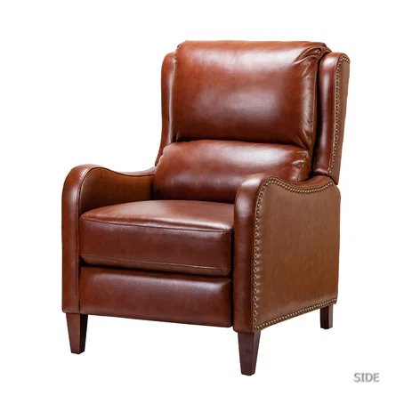 bipasha genuine leather manual recliner