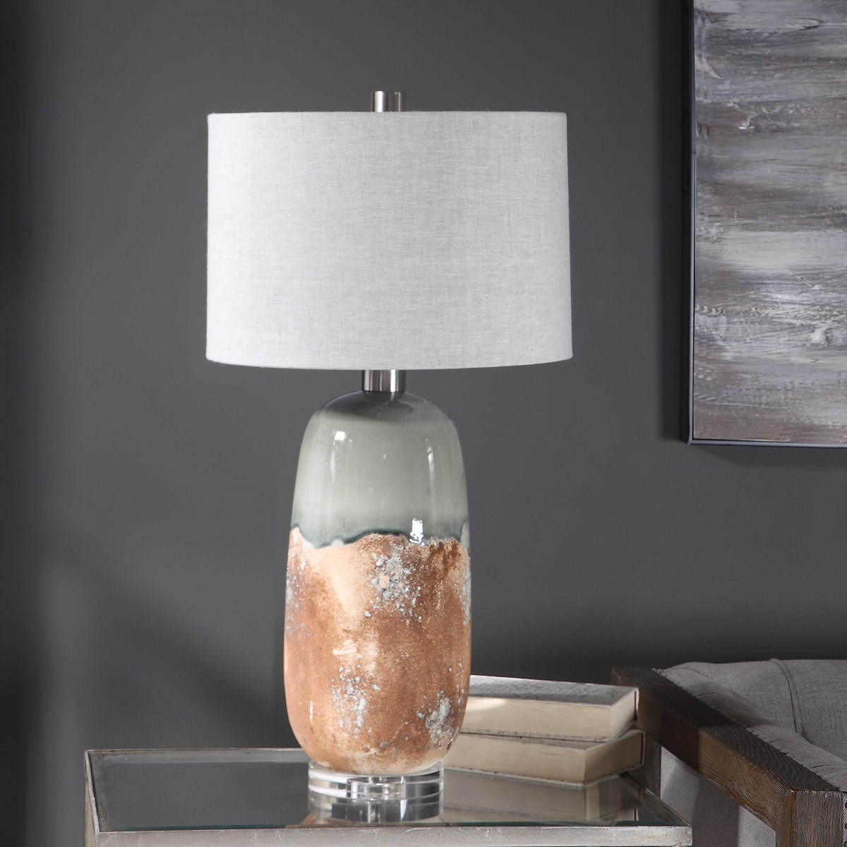 sybil globe crystal table lamp