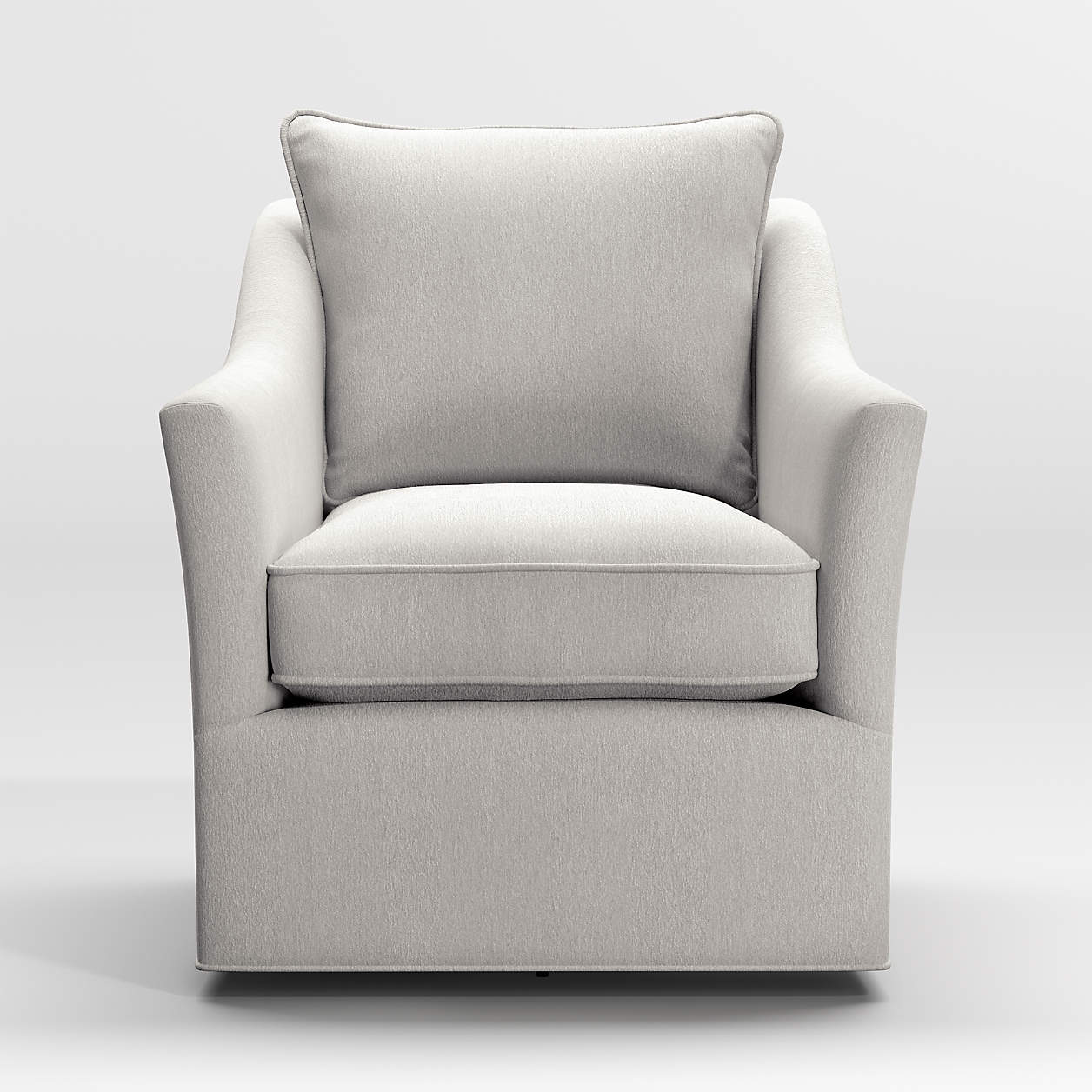 Keely 360 Swivel Chair Crate and Barrel Havenly