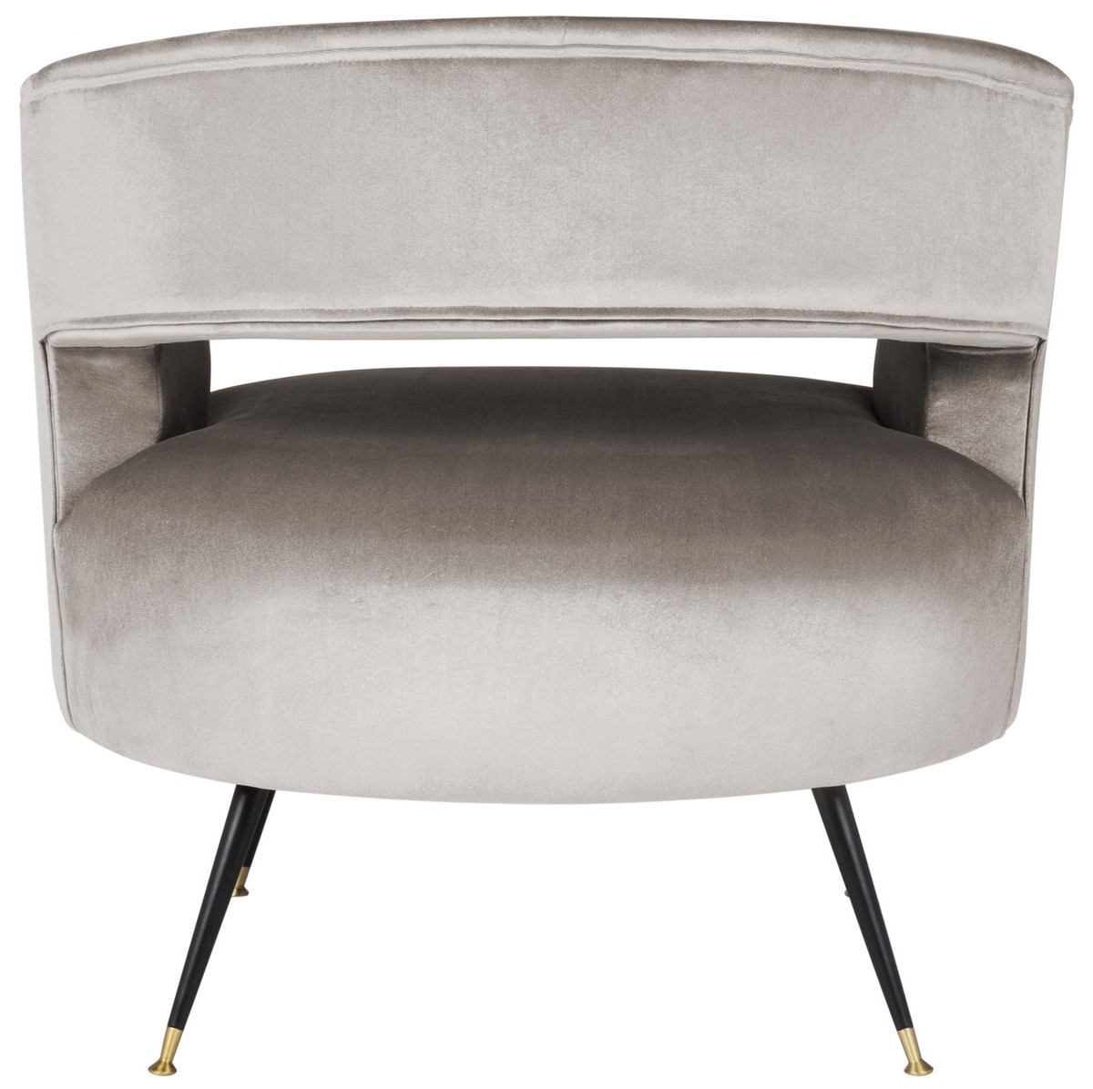 tammie black barrel chair