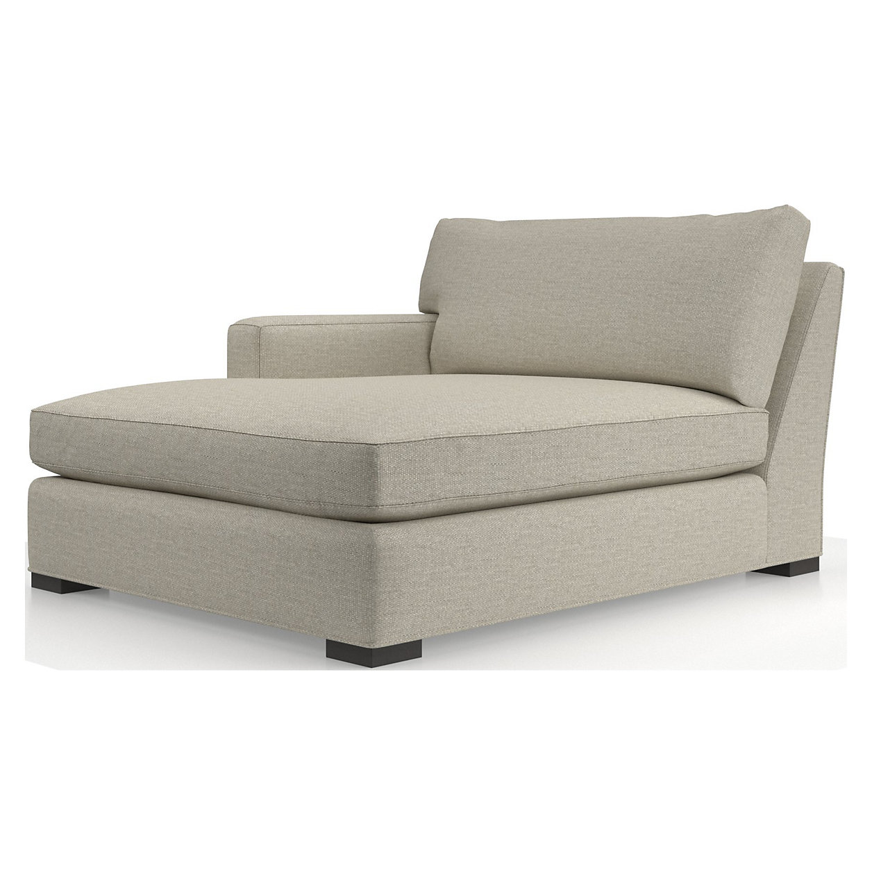Axis Left Arm Double Chaise Lounge Crate and Barrel Havenly