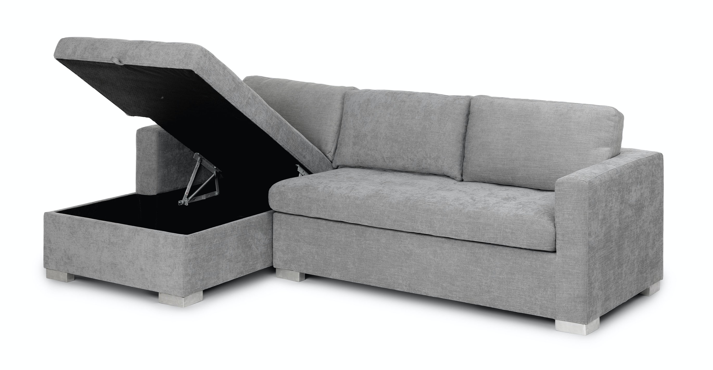 soma dawn gray sofa bed